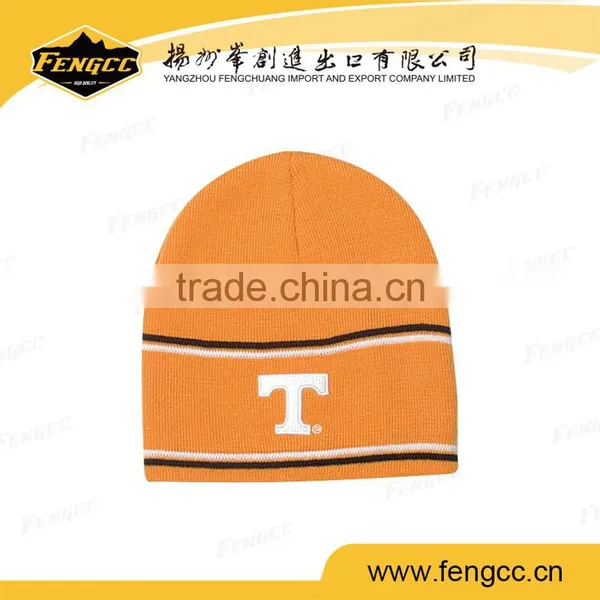 Jacquard Customized Football Team Embroidery Logo Knitted Hat photo-4