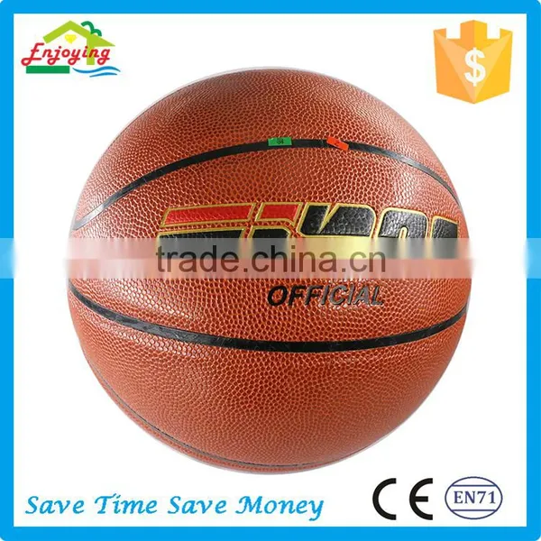 High Quality Laminated PU Leather Wholesale 8 Panels Basketball photo-2