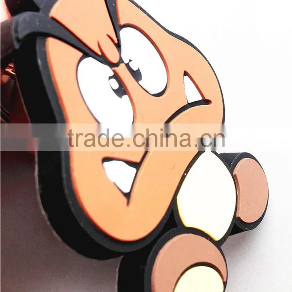 Custom Design Shaped 3D Soft Plastic Rubber PVC Keychain photo-4