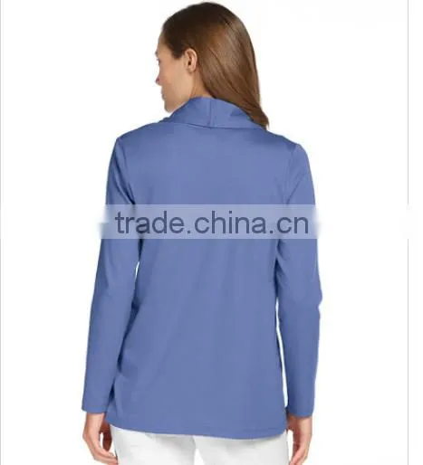 Popular Pima Cotton Fabric In An Everyday Cardigan Style, Woman Sweater photo-2