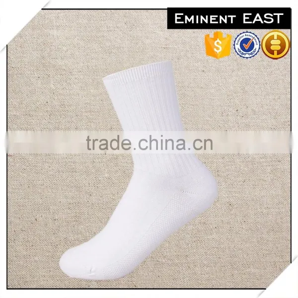 School Student 100% Cotton One Color Tube Socks photo-2