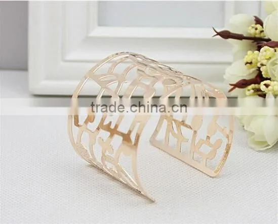 South Korea Popular Music Note Style Hollow Bracelet for Girls Jewelry photo-2