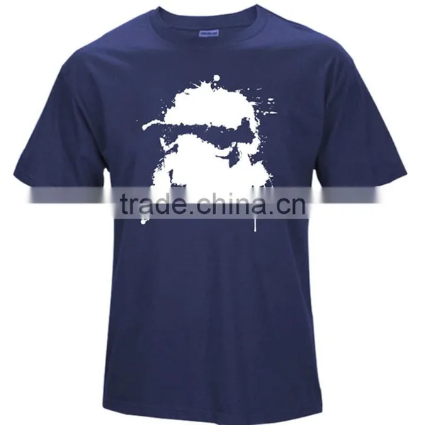 New Fashion Design Wholesale Cotton Plain Mens Printing t Shirts Short Sleeve Blamk T Shirt Men photo-3