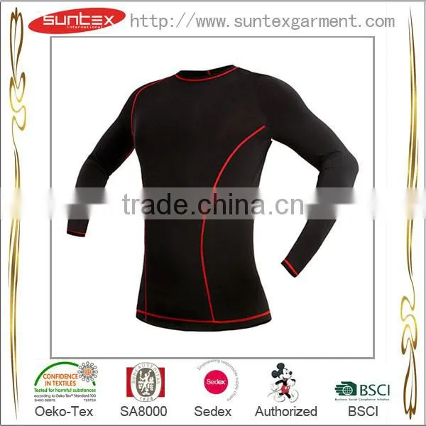 SUNTEX Trade Assurance Outdoor Mens Fitness Wear Long Sleeve Sport Shirt photo-2