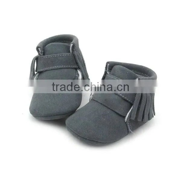 Multi Colors Baby Moccasin Shoes Double Layers Baby Boy Boots photo-2
