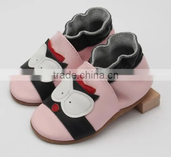 Wholesale 2014 Shenzhen Factory Soft Sole Leather Baby Shoes photo-2