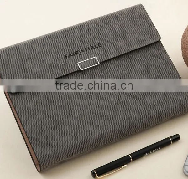 25K Faux Leather Cover Planner Custom Loose Leaf Binding Organizer Agenda PU Leather Notebook photo-3