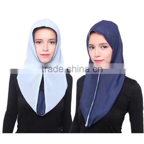 Middle East Women Both Sides of the Head Scarf Cape Head and Back Hat photo-2