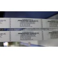 Double Sides Care Label Screen Printing Machine photo-2