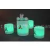 16 Colors Changeable LED Bar Tables / Illuminated Round Bar Table