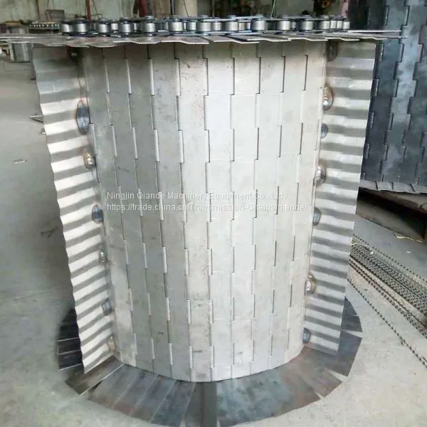 Baffle Type Stainless Steel Conveying Chain Plate photo-3