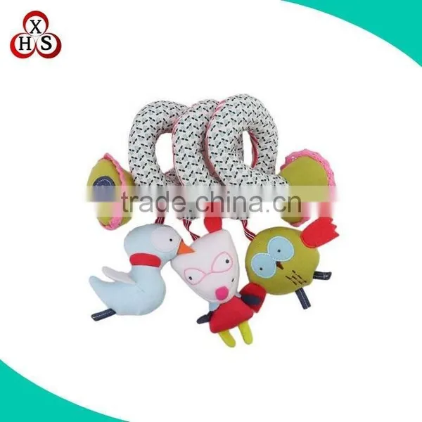 OEM Toy Manufacture Soft Plush Baby Rattles Baby Toy photo-2