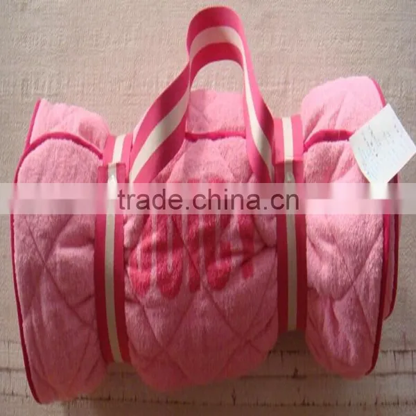 Waterproof Yarn-dyed Beach Towel Bag With Towel Pillow Sets photo-4