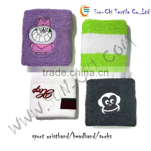 Sport Wrist Band , Promotional Cotton Wristband