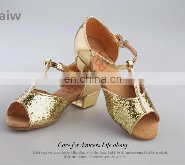 08B5L240 Shiny Children Latin Dance Shoes photo-3