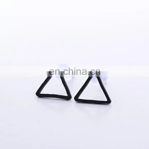 Matte Simple Geometric Triangle Square Multicolor Earrings photo-2