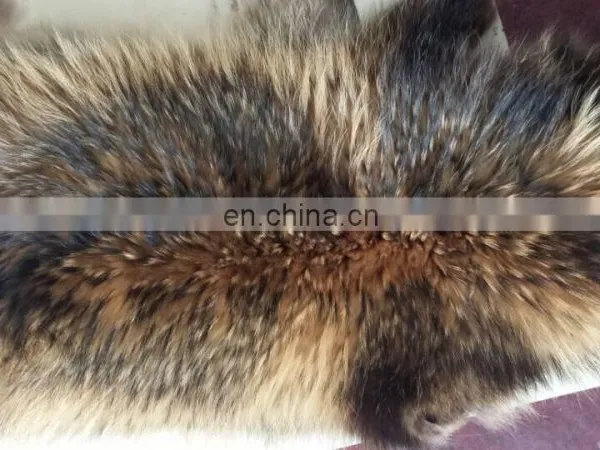 Top Grade Factory Direct Natural New Finished Tanned Processed Raccoon Fur Skin photo-2