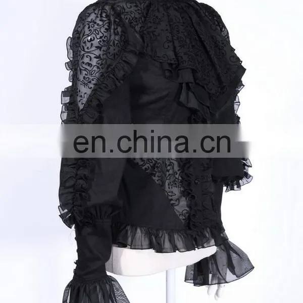 Gothic Aristocrat Frilled Shirt With Jabot photo-2