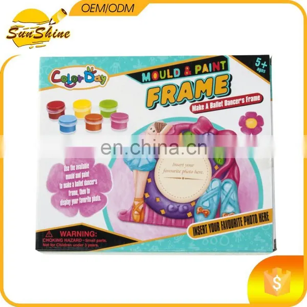 Ballet Dancer Mould And Paint Your Own Picture Frame Craft Activity Set