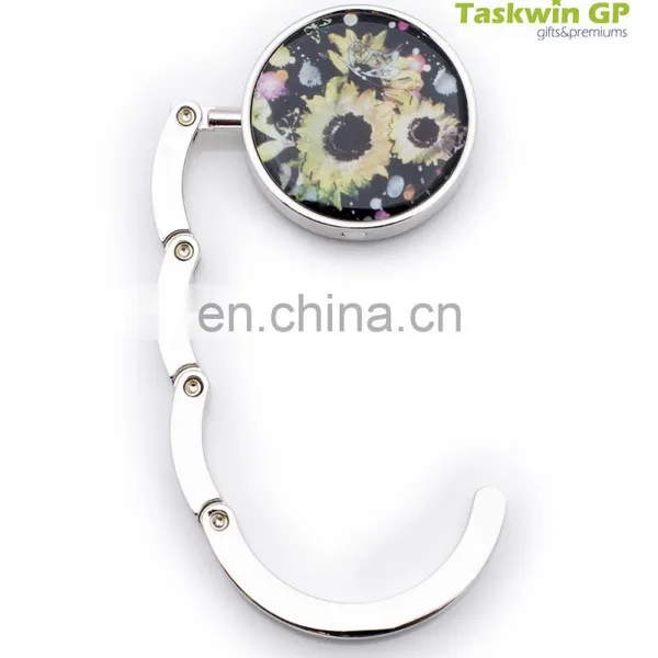 Hot Sale Custom no MOQ , Crystal Metal Table Hook Hanger photo-4