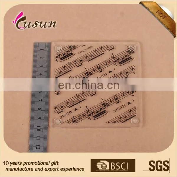 Small Size Square Shaped Acrylic Coaster for Bars Coaster photo-5