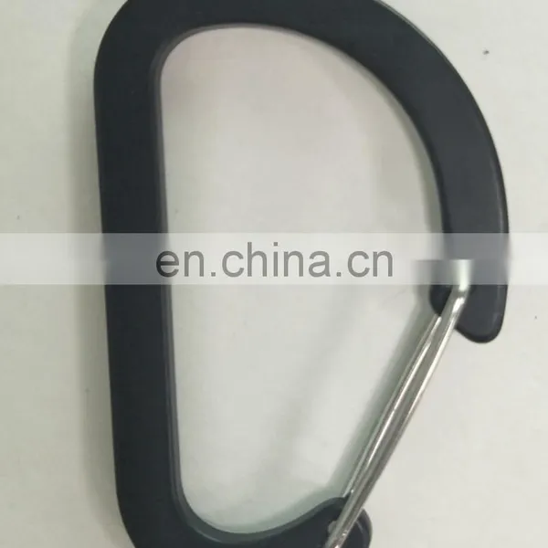 Hot Selling Matt Black Aluminum Carabiner, 80*50*4MM Keychain,snap Hook photo-2