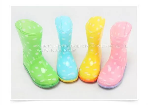 Hi-Q Various Transparent Kids' PVC Rain Boots, Cheap Children Rain Boot,High Quality Kid 100%Transparent Rain Boots photo-5