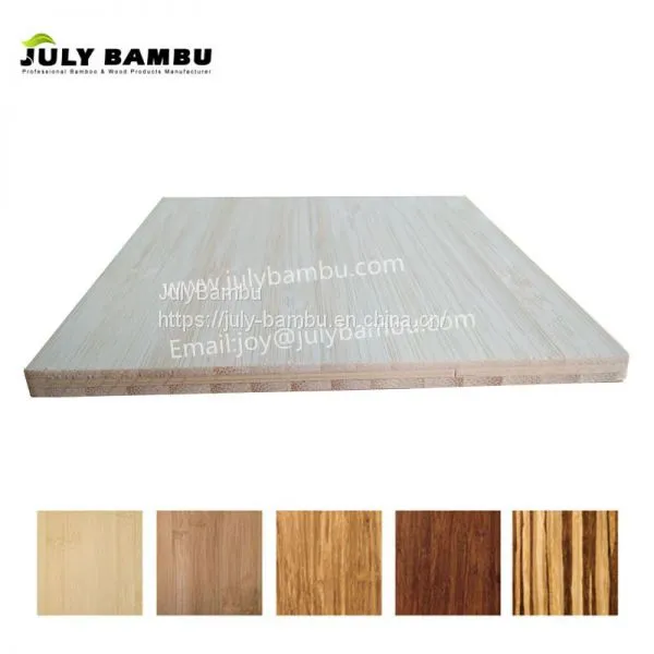 JulyBambu 100% Solid Bamboo Board Natural 6 to 12mm Bamboo Panel for Table Top photo-2