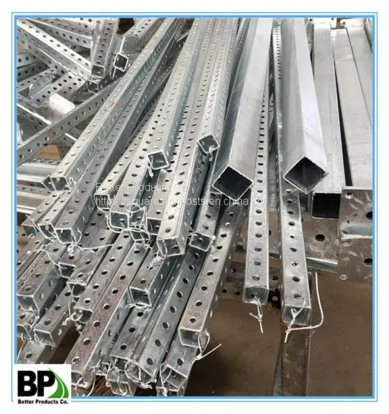 Galvanized Square Sign Post photo-2