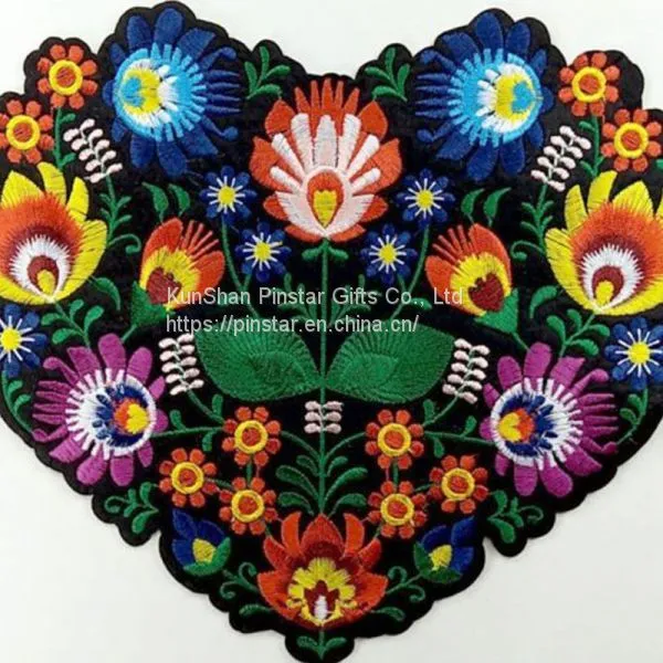 Heart Shape Bags Hat Jeans Applique Sew Iron On Custom Patch photo-2