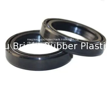 High Quality IATF16949 Custom Black 70 Shore A NBR FKM Framework Rubber Oil Seal photo-2