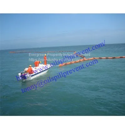 ПВХ цельнопластовый поплавковый нефтезахватный барьер от Qingdao Singreat (Evergreen Properity)