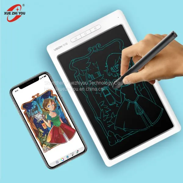 Bluetooth Writing Tablet Smart 10 Inch LCD Writing Board Drawing Handwriting Pad for Kids Learning Drawing photo-2