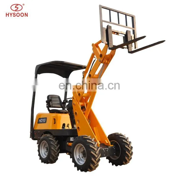 Taian Hysoon 4wd Chinese Affordable Articulated Mini Wheel Loader photo-6