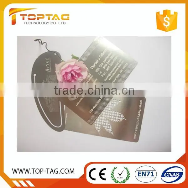Wholesale Stainless Steel Metal Business Name Card Cheap photo-2