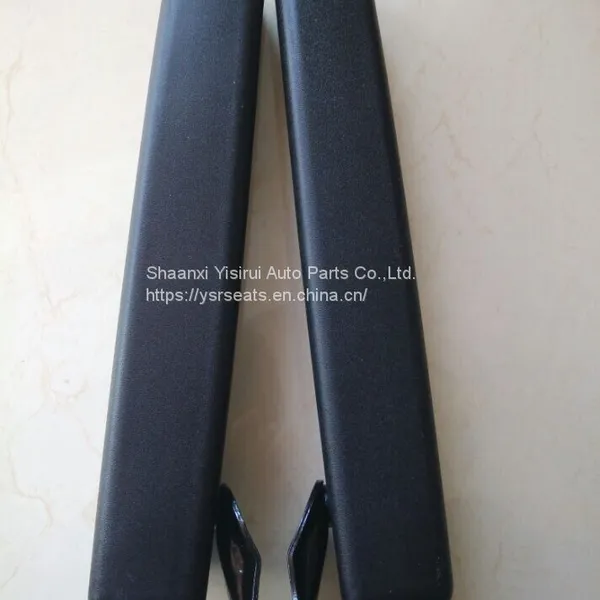 ISRI Armrest Universal Black PU Foam Adjustable Armrest for Bus Seat, Operator Armrest for Car Seat at Left/right Side