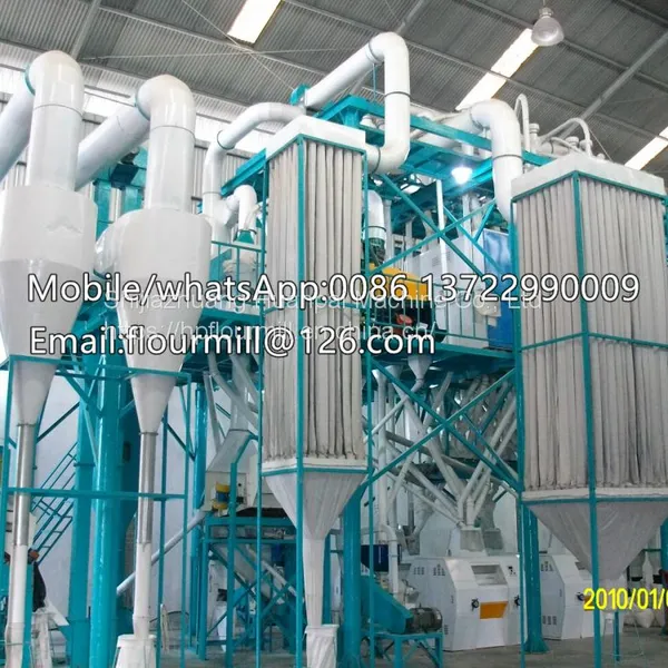 Customize 100T Maize Corn Flour Making Machine Ugali Nshima Fufu Production Line Semolina Machine photo-2