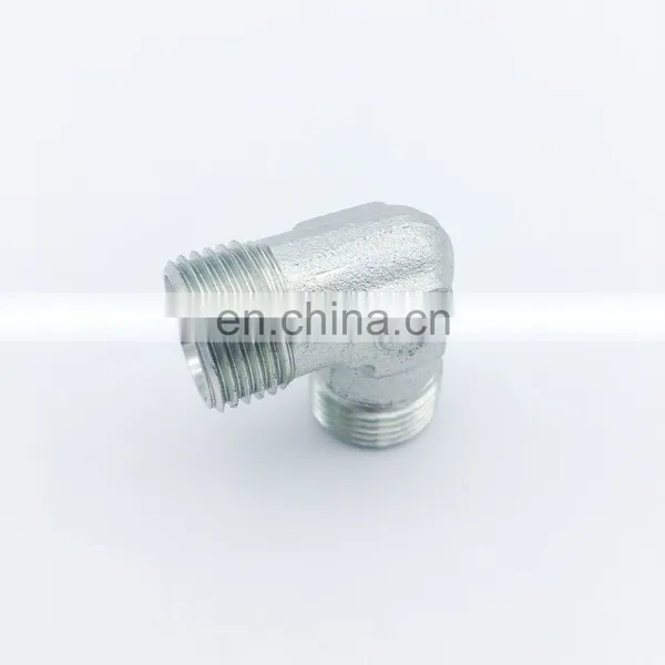 Parker Steel Zinc Plated Hydraulic Elbow Threaded Adapter, 4EMK4S, G 1/4 Male G 1/4 Male photo-5