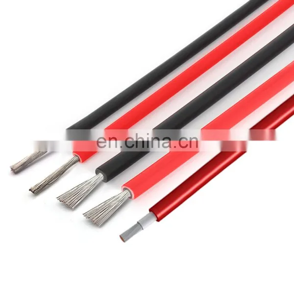 Solar Panel Awg 10 12 Xlpe Xlpo Insulation System Green Cable Placas Solares Techo Solar Cable photo-5