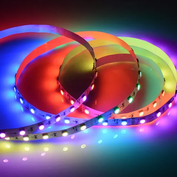 DC12v Rgb Color Digital WS2811 Led Light Strip 60leds/m Pxiel Lc8806b Digital Rgb Led Strip photo-3