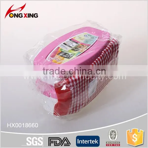 0.85L Rectamgle 2-layer Plastic Lunch Box for Kids Supplier's Choice photo-6