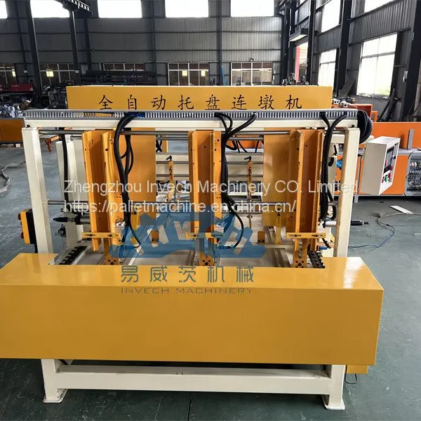 Automatic Wood Pallet Block Nailing Machine photo-2