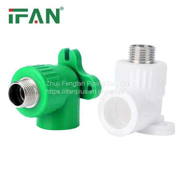 IFAN Hot Sale PPR Pipe Fitting Plastic PPR Male Thread Green Elbow photo-3
