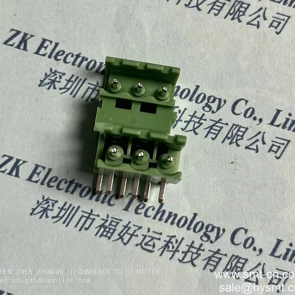 KEFA KF2EDGRT-5.08-2x3P Connector UL 300V 10A Instead PHOENIX CONTACT STLZ970 03 5,08 H CN TOMADA MACHO 3 POS DP 5.08MM PCI PTH