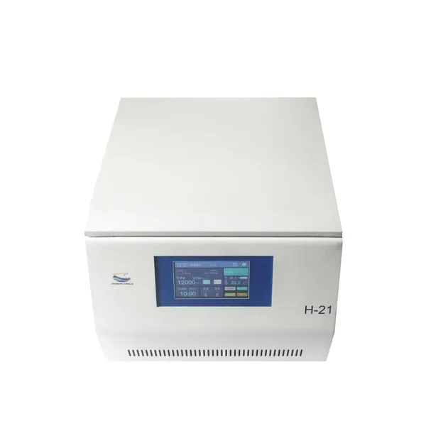 Touch Screen Lab Centrifuge 21,000 Rpm Centrifuge Brushless Motor Tabletop H-21