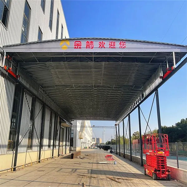 Large Warehouse Canopy, Electric Retractable Canopy, Foldable Canopy, Factory Passage Canopy Manufacturer Provides On-site Installation photo-2