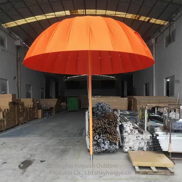 Outdoor Patio Leisure Terrace Umbrella With 16/24 Ribs, Garden Umbrella, Patio Sunshade Center Pole Umbrella photo-4