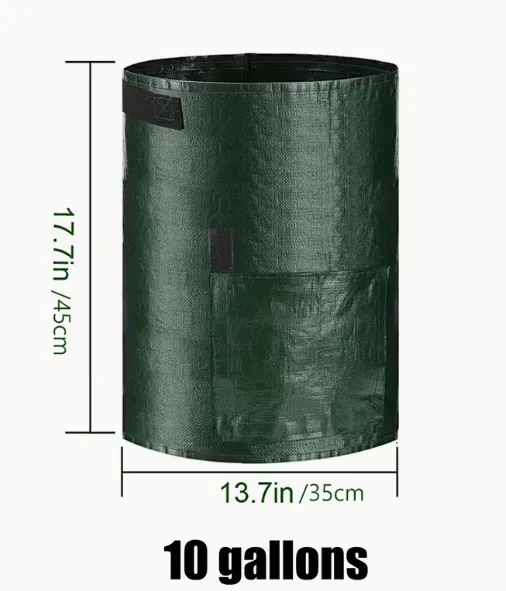 Ventilated Potato Grow Bags Garden Pots Planting Bags for Vegetable Carrot Potato Onion Home Decoration photo-3