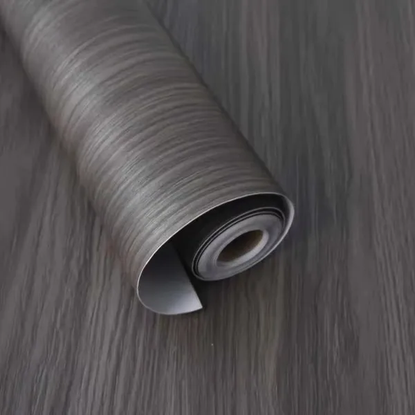 High-quality Wood Textured PVC Furniture Films Self-Adhesive Interior Modern Design Decorative Film photo-5