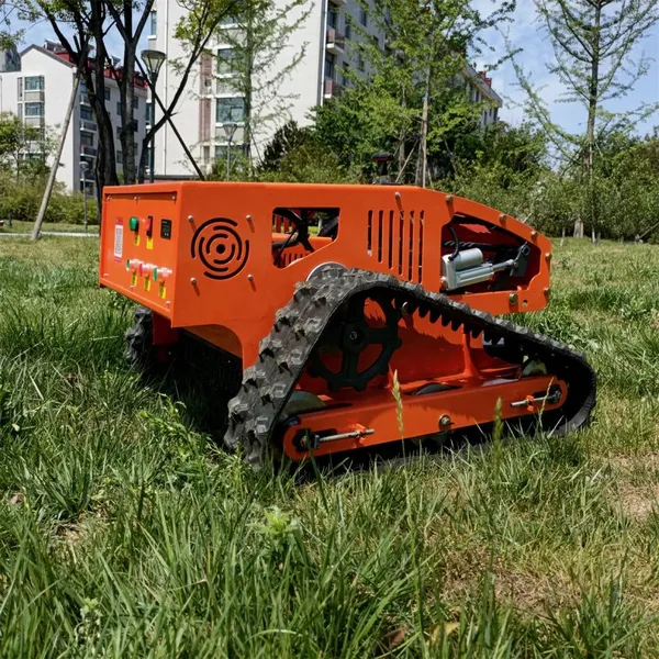 Industrial Cordless Cutting Height 10-150mm Adjustable Remote Distance 200M Remote Controlled Grass Cutter Machine photo-3
